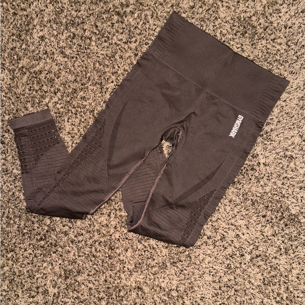 Gymshark brown cropped Leggings